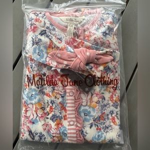 Seeet Slumber Sleep Romper and Headband size 12-18 months NEW in bag.